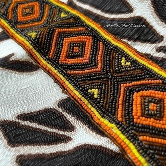 Tibi NWT rare beaded silk linen tropical leaf print mini-dress *shop@iamwarrior - Picture 6 of 14